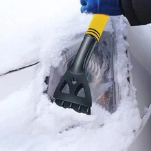 Xẻng xúc tuyết đa năng cho ô tô Xẻng xúc tuyết bằng hợp kim nhôm có thể thu vào Xẻng xúc đá cho ô tô Xẻng rã đông Dụng cụ cạo ván trượt tuyết - Một cỡ - Xem 5