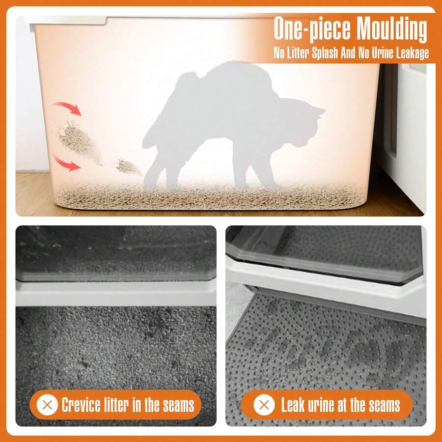 Enclosed Cat Litter Boxes 31.3 X 21.5 X 16.5'' Extra Large Covered