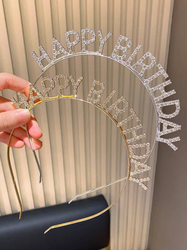 1/2 Pcs Birthday Headband, Suitable Gift For Girls