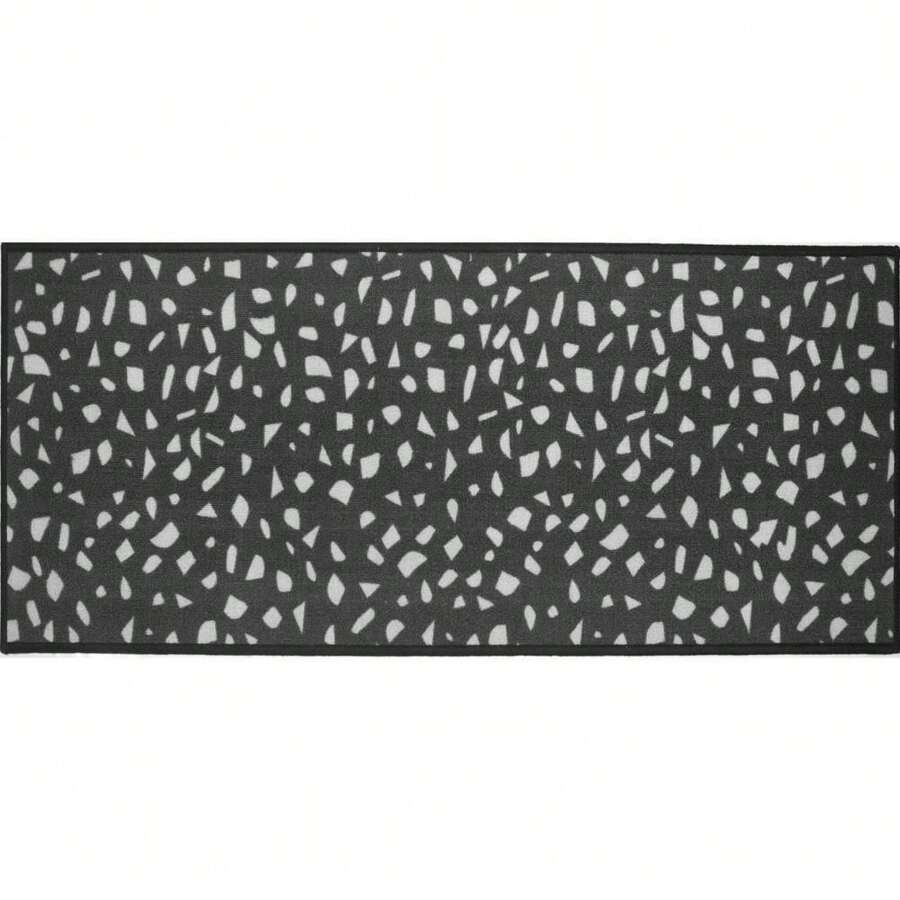 Cleankasa Kitchen Runner 40cm X 1.2m Terrazzo Black Kapazi - 查看 1