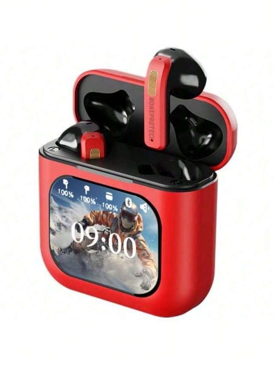 Premier Bluetooth Earbuds Smart Touch Headset, Customizable Screen