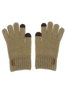 1 双秋冬手套女士男士寒冷天气，女士男士保暖羊毛针织手套，带保暖新雪丽内衬，全指触屏手套防滑骑行滑雪驾驶滑雪手套，暖手器，雪地手套， - 彩色 - 查看 15