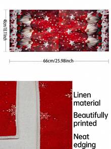 圣诞元素餐巾和洗碗巾、圣诞装饰手巾和厨房毛巾 - 三個小矮人 - 查看 3