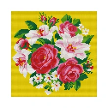 1 Set Animal Series Printed Cross Stitch Kit, DIY Stamped Cross Stitch 11CT Mesh 3-Strands Thread Embroidery Kit, Suitable For Beginners, Home Decor Cushion Pillow Cover
