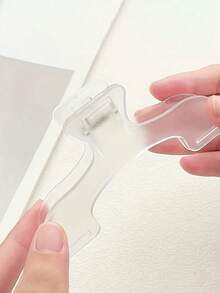 1 个或 3 个透明实用笔记夹、固定计划夹、书页夹书签、阅读配件方便阅读、教学和固定手稿，适合教师、文员、学生 - 彩色 - 查看 1