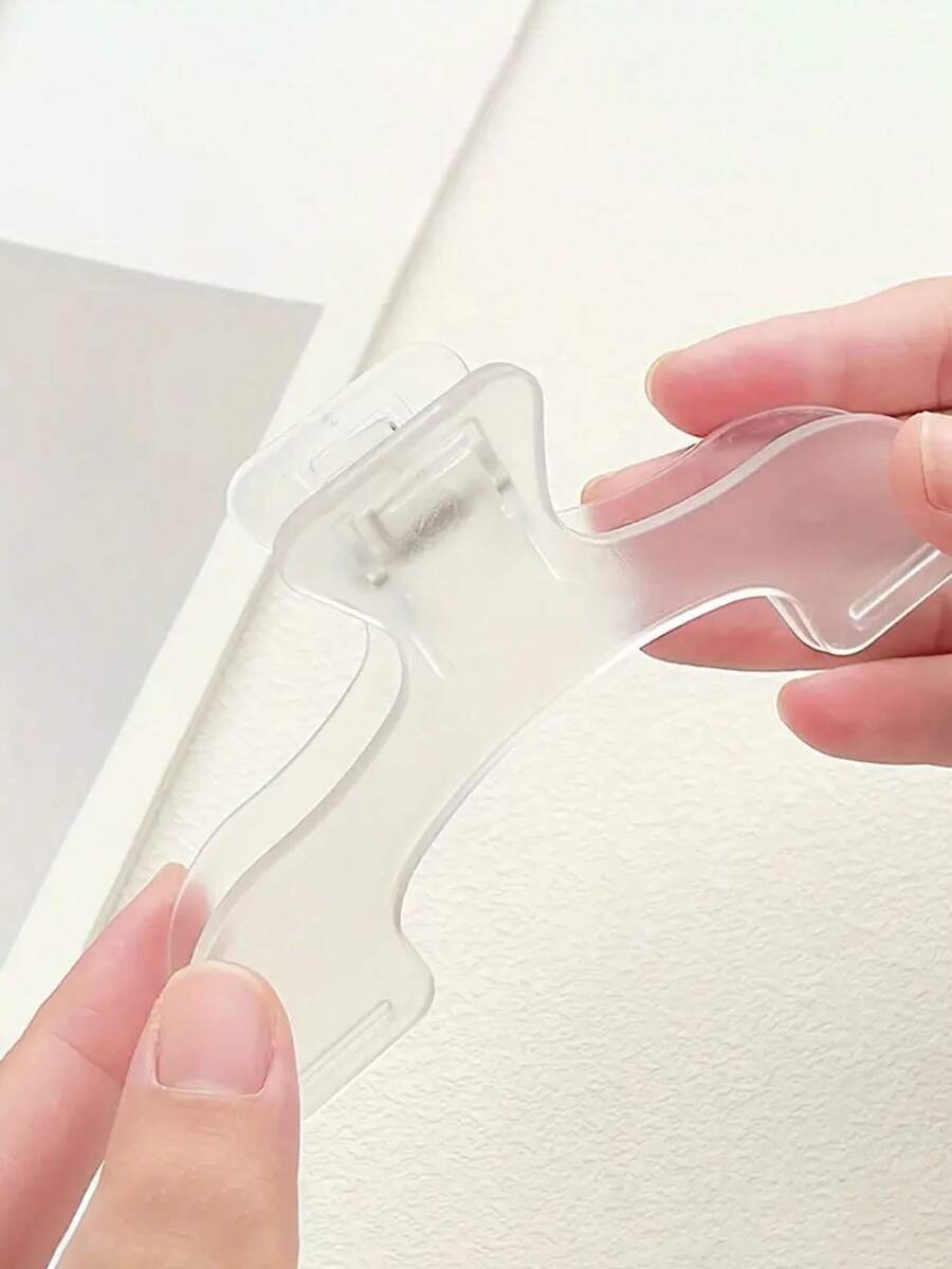 1 个或 3 个透明实用笔记夹、固定计划夹、书页夹书签、阅读配件方便阅读、教学和固定手稿，适合教师、文员、学生 - 彩色 - 查看 1