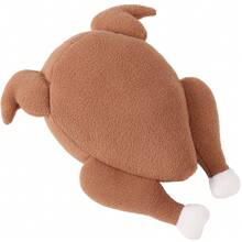 Conjunto de 2 piezas: regalo para amantes de gatos/perros y juguetes de peluche para mamás de perros/gatos con diseños de pavo asado, verduras, alimentos escondidos y juguetes para olfatear. Juguetes interactivos, de entrenamiento y de alta energía adecuados para perros pequeños, medianos y grandes. 1 artículo marrón