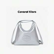 COVERAL KLORS New Lightweight Luxury Fashion Casual All-Match Niche Shoulder Bag, Texture Classic Backpack - White - View 5
