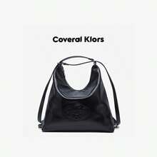 COVERAL KLORS New Lightweight Luxury Fashion Casual All-Match Niche Shoulder Bag, Texture Classic Backpack - White - View 2