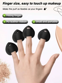 28件套化妆海绵和化妆刷套装，包含：20支化妆刷（面部刷、眼影刷、眉刷、粉底刷、腮红刷、晕染刷、遮瑕刷、唇刷、细节刷、鼻影刷、眼线刷、散粉刷、指甲刷、面膜刷、泥面膜刷）、1个化妆刷清洁碗、2个化妆海绵、2个三角粉扑、2个迷你心形化妆海绵、1个化妆包。价格实惠，适合作为圣诞礼物、化妆品、化妆工具、平价好物、礼品、女士礼品、圣诞礼物、赠品、旅行必备。 - 黑色 - 查看 6