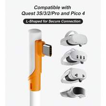 Cable de enlace Transnovo de 16 pies compatible con Meta/Oculus Quest 3, Quest 2/Pro/Pico 4 Accesorios y PC/SteamVR, transferencia de datos de PC a alta velocidad de 5 Gbps, adaptador USB 3.0 A-C para auriculares de realidad virtual de juegos - Unitalla - Ver 2