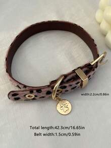 2 件套万圣节朋克摇滚叛逆女士双条尖刺皮革豹纹毛绒猫爪颈链套装圣诞节 - 彩色 - 查看 10