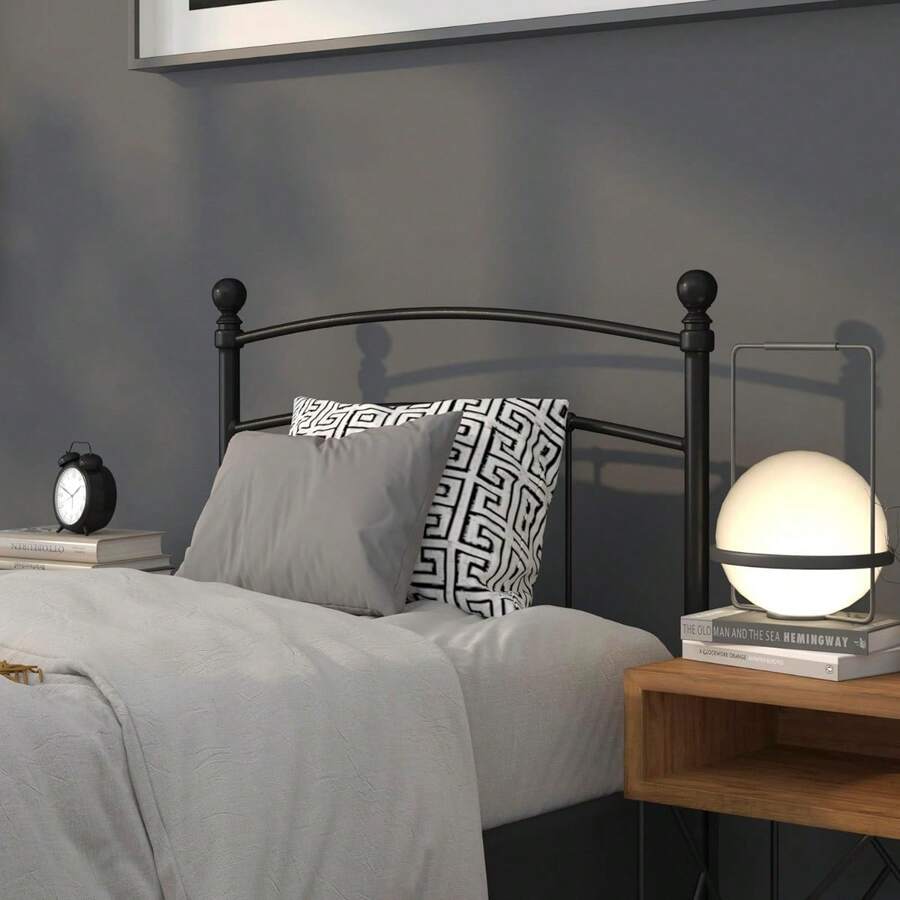 Decorative Black Metal Full Size Headboard SHEIN USA