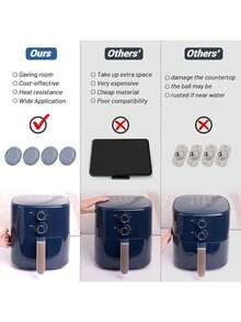 12 件自粘式家具滑块 - 家具五金配件，可轻松移动并最大化利用空间 - 可重复使用、耐用且易于安装 - 彩色 - 查看 9