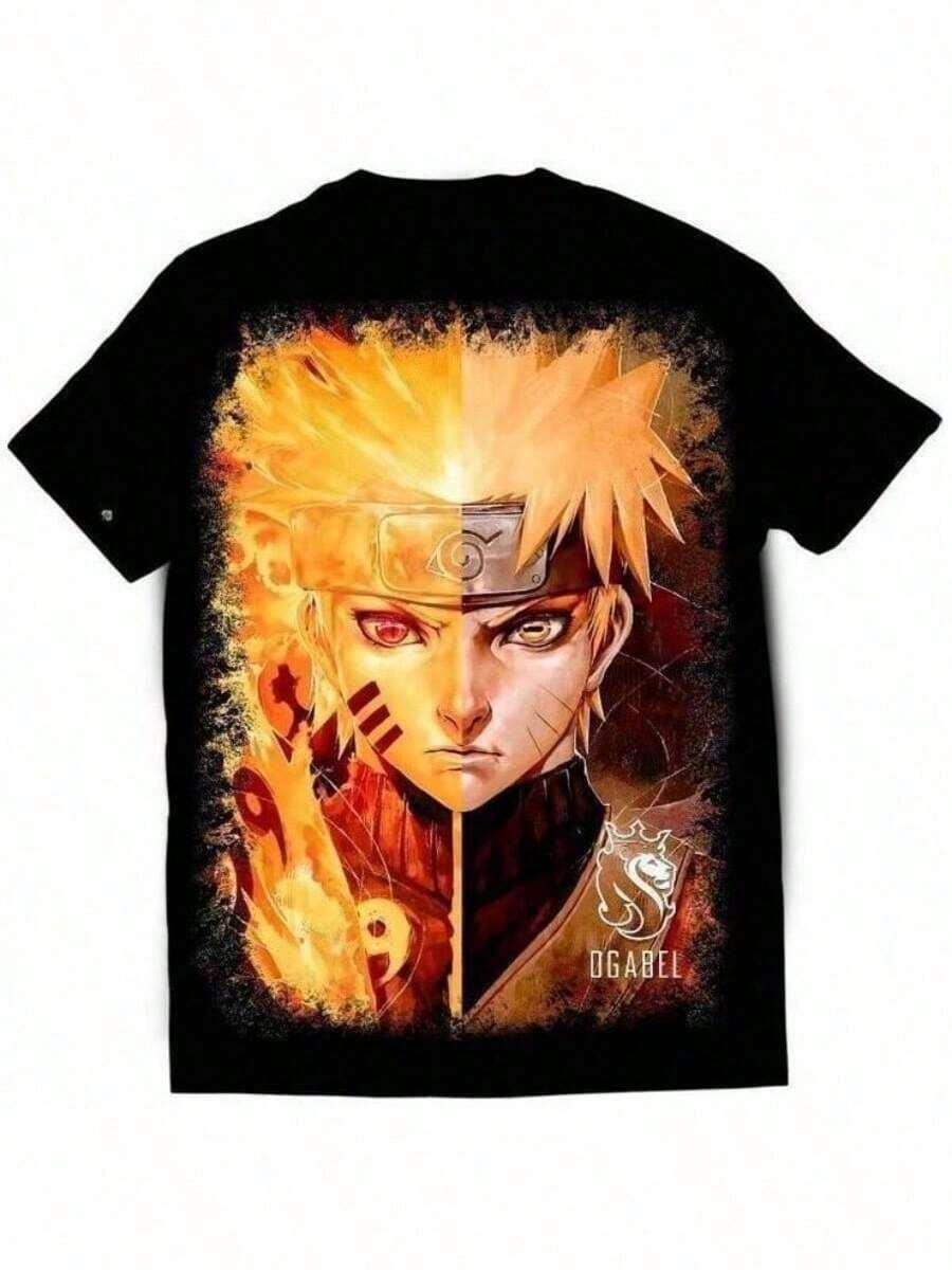 Kids Anime Shirt Ogabel Shirt 01 - màu đen - Xem 1
