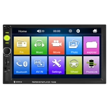 Double Din Car Stereo 7" Touch Screen 2 Din Car Radio With Bluetooth FM, MP5 Player With USB/SD/AUX Input 2 Din Autoradio With Mirror Link SWC,Portable Media Players