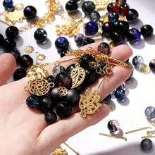 90 克混色裂纹玻璃珠和垫片套装，非常适合 DIY 珠宝制作 - 手镯、项链、耳环 - 90g爆裂住與間隔件套裝 - 查看 8