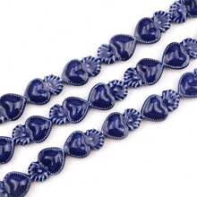 10 hạt cườm hình trái tim bằng sứ thủ công rực rỡ - Tráng men sáng, nhiều màu sắc, phong cách Boho, hạt rời dùng để làm đồ trang sức, thủ công và phụ kiện DIY - Hoàn hảo cho các dự án sáng tạo - Trái tim ngọn lửa gốm - Xem 12