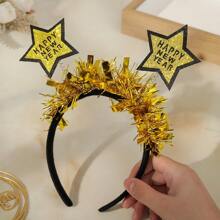 1 套 2025 年新年快乐头饰派对装饰配件，适合新年庆祝 - 彩色 - 查看 10