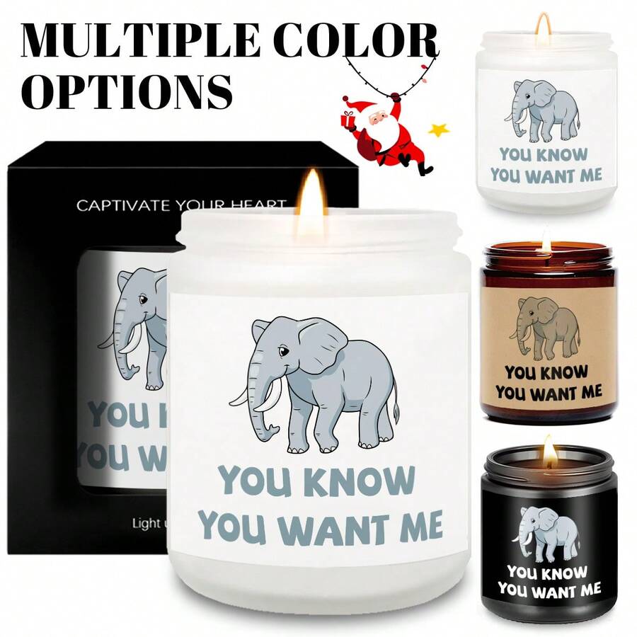 1 Nến thơm hương hoa oải hương Quà tặng Giáng sinh vui vẻ cho phụ nữ Đàn ông Đồng nghiệp của cô ấy Ảnh ghép Đồng nghiệp Công ty văn phòng Trò chơi trao đổi voi trắng hài hước Trò đùa chơi chữ Cây thiết yếu ngày lễ Bí mật Trang phục ông già Noel Tất làm đầy Quà tặng - Nhiều màu - Xem 1