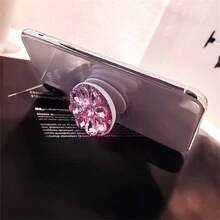 1 Giá đỡ điện thoại di động đính đá Rhinestone đa chức năng - Giá đỡ gập 360 độ sang trọng và thời trang - Nhiều màu - Xem 7