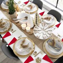 10/20 chiếc Giá đựng dao kéo Giáng sinh, Mũ ông già Noel Giáng sinh Giá đựng đồ bạc Túi đựng dao kéo mini cho bàn ăn Giáng sinh Đồ trang trí đồ ăn bỏ túi Đồ dùng phẳng cho dao Nĩa Thìa, Mũ trang trí rượu vang đỏ, Quà tặng Giáng sinh tốt nhất Trang trí phòng sinh nhật Đồ trang trí Giáng sinh Mùa đông - Đỏ và trắng - Xem 11