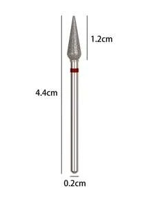 Bộ sản phẩm gồm: Đầu mài móng, mũi khoan móng, cọ làm sạch móng, dung dịch tẩy gel acrylic, dụng cụ đánh bóng móng, dụng cụ làm móng tay và móng chân. - Bạc - Xem 7