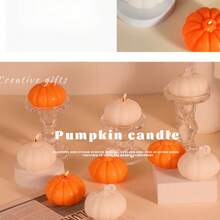 1 cái Nến thơm thủ công tự làm bằng bí ngô với quà tặng thủ công Nến mô phỏng hương thơm trang trí Nến mô hình đậu nành, Trang trí phòng, Quà tặng - Nhiều màu - Xem 2