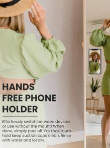 返校支架 3D 吸盘气囊手机壳 适用于 15 16 16plus 16Promax 15 15plus 15Pro 14Promax 14Pro 14plus 14 13Promax 13Pro 13 12 11 XR 防水防震防摔防刮 - 無色 - 查看 7