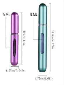 Air Freshener Atomizer, Portable Fine Mist Spray Bottle, Leak-Proof Mini Air Freshener Travel Refillable Empty Spray Bottle, Easy Pump Design For Air Freshener, Oil, Cologne, Liquid - Multicolor - View 3