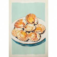 1 szt. Vintage Food Poster Eggs Bacon Spaghetti Pancakes Seafood Cheese Canvas Painting Wall Art Picture Kitchen Restaurant Home Decor No Frame