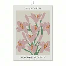 1pc Bình hoa sen hoa loa kèn nhiều màu sắc trừu tượng Matisse Flower Market Tranh vải nghệ thuật Áp phích In Ảnh treo tường Phòng khách Trang trí nhà Không có khung - Nhiều màu - Xem 15