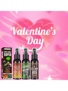 恶搞臭屁喷雾整人玩具臭屁整人娱乐便便气味炸弹臭屁味（多种口味）（包装以实物为准）,圣诞节 - 黑色 - 查看 10