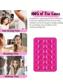 Giá đỡ điện thoại Giá đỡ cốc hút sang trọng Ốp lưng điện thoại họa tiết vải tương thích với iPhone 15 14 13 12 11 Pro Max Ốp lưng điện thoại chống sốc đơn giản thời trang - Xem 7