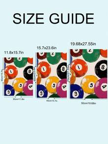 1 张无框帆布海报，复古艺术，彩色幸运台球，心形，花朵，喜悦，爱心字体，条纹背景复古艺术油画海报，卧室，客厅，餐厅，厨房，书房，走廊，咖啡厅，餐厅，宿舍房间装饰，送给朋友的理想礼物，壁画，墙壁装饰，家居装饰，房间装饰帆布画 - 彩色 - 查看 10