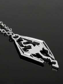 1 件复古朋克哥特风格翼龙吊坠项链男士款，带链 - 飛龍 - 查看 5