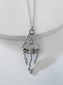 1 件复古朋克哥特风格翼龙吊坠项链男士款，带链 - 飛龍 - 查看 6