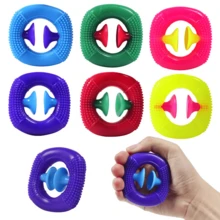 Giá đỡ massage tay bằng silicon màu ngẫu nhiên, Đồ chơi rèn luyện ngón tay, Dụng cụ ép cốc hút silicon, Bóng giải phóng áp lực, Máy tập luyện sức mạnh Đồ dùng trò chơi ngoài trời (Một số phụ kiện có màu ngẫu nhiên) - Nhiều màu - Xem 2