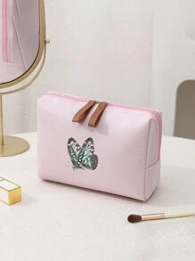 Túi đựng mỹ phẩm chống thấm nước tùy chỉnh, Túi đựng đồ vệ sinh cá nhân, Túi đựng hộp đựng đồ trang điểm, Túi đựng đồ vệ sinh cá nhân du lịch di động, Thích hợp cho du lịch, Cũng có thể dùng làm quà tặng Giáng sinh - Hồng - Xem 12