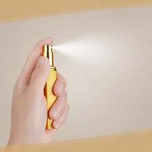 1/3/5个装 12毫升可填充香水喷雾瓶，便携式玻璃香水喷雾器配铝制外壳，旅行装香水瓶套装，适合作为礼物，圣诞节，新年，情人节 - 彩色 - 查看 9