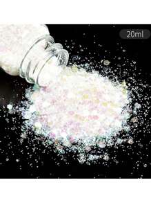 19 色 DIY 手工树脂水晶环氧闪光粉混合物，包括激光全息六角形闪光薄片，20 毫升，用于树脂模具颜色调整、美甲、圣诞节和万圣节闪光装饰、艺术和工艺品 - 環氧樹脂珠光粉 - 查看 13