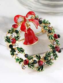 1 件圣诞可爱胸针吊坠时尚配饰，多功能服装装饰 - 胸針 - 查看 13