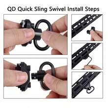 1pc Quick Detach BCM Sling Swivel QD Sling Attachment For M4 - Multicolor - View 6