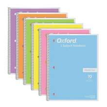 Sổ tay lò xo 6 quyển/bộ, Sổ tay lò xo tiêu chuẩn của Mỹ, 70 trang, Có thể tháo rời, Thiết yếu cho việc học tập, văn phòng và kinh doanh - Nhiều màu - Xem 9