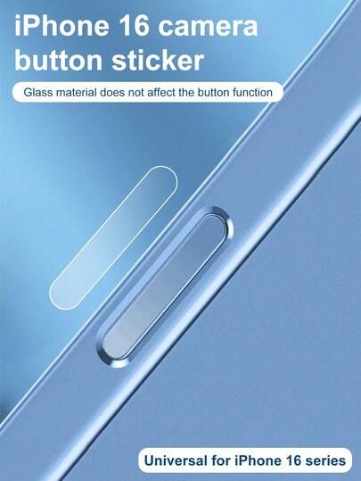 16 Pro Max Camera Button Anti-Scratch Protective Film, Button & Lens Protector For 16 Pro Plus Waterproof Shockproof Anti-Fall Anti-Fall Anti-Fingerprint Full Cover