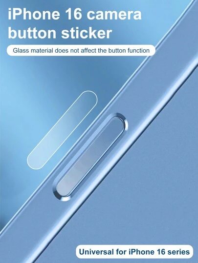 Película protectora anti-arañazos para el botón de la cámara del 16 Pro Max, protector de botón y lente para el 16 Pro Plus a prueba de agua, a prueba de golpes, anti-caídas y anti-huellas dactilares de cobertura completa