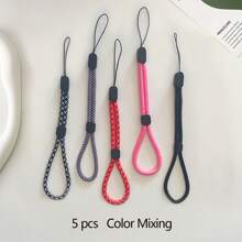 5 pièces Set de lanyards élégants et polyvalents réglables