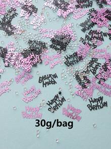 15g/30g/50g 亚克力钻石生日派对装饰纸屑，派对桌上撒纸屑，生日派对装饰，生日礼物装饰，生日派对纸屑 - 彩色 - 查看 20