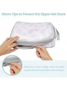 Large Packing Cubes For Travel-Extra Large Compression Packing Cube Luggage Organizers 6/7 Piece Set-Ultralight, Expandable/Compression Bags For Clothes By Combond Travel Gear - 11 Kết cấu hình giọt nước màu trắng - Xem 7