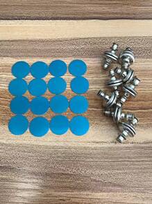 32pcs Modern Metal Magnetic Hook, Suitable For Curtains Set, Easy-To-Install Wall-Mounted Magnetic Buckle, Used For Shower Curtain, Seam Sealing, Wall And Door Stickers. Gifts Birthday Graduation